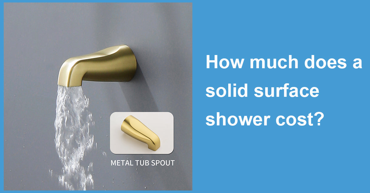 How much does a solid surface shower cost?