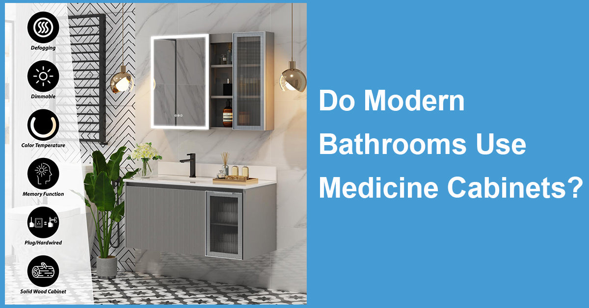 Do Modern Bathrooms Use Medicine Cabinets?