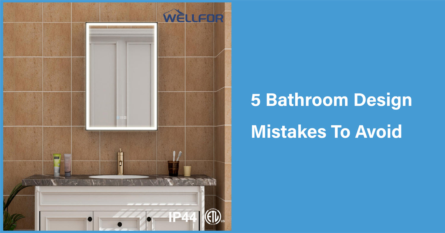 5 Bathroom Design Mistakes To Avoid