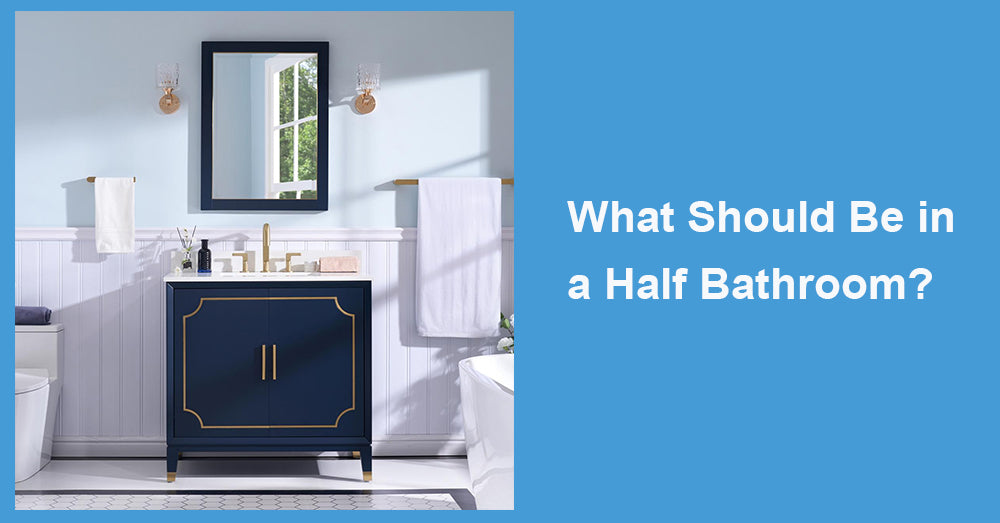 What Should Be in a Half Bathroom?