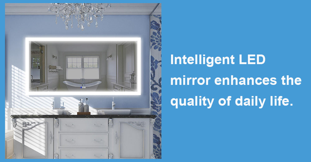 Intelligent LED mirror enhances the quality of daily life.