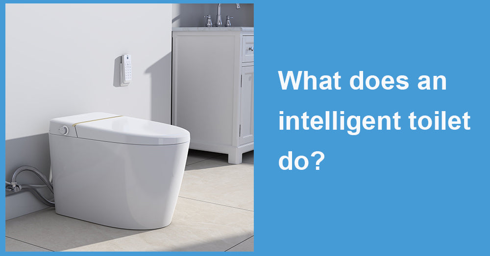 What does an intelligent toilet do?