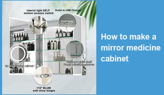 How to make a mirror medicine cabinet