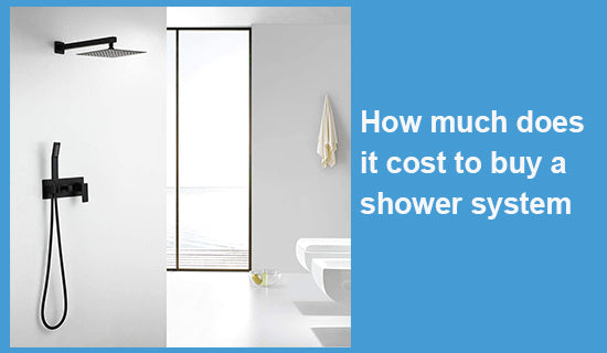 How much does it cost to buy a shower system