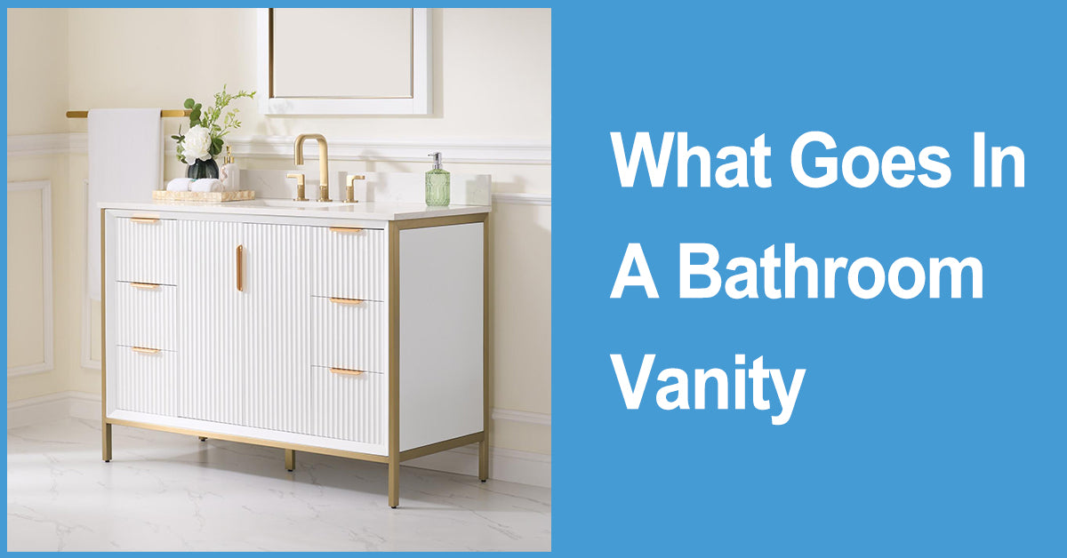 What Goes In A Bathroom Vanity?