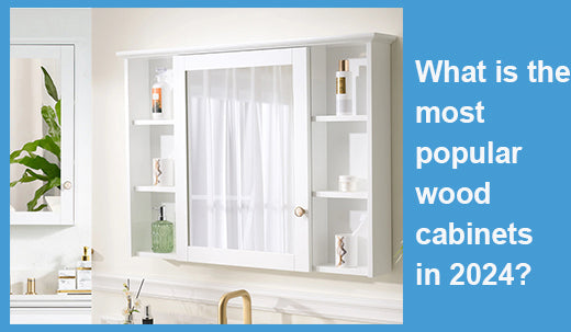 What is the most popular wood cabinets in 2024?