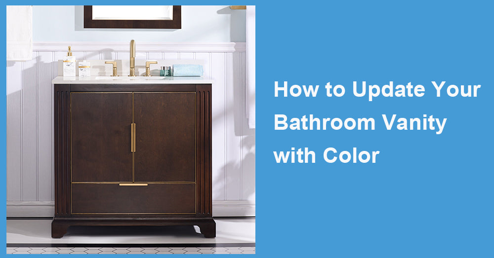 How to Update Your Bathroom Vanity with Color