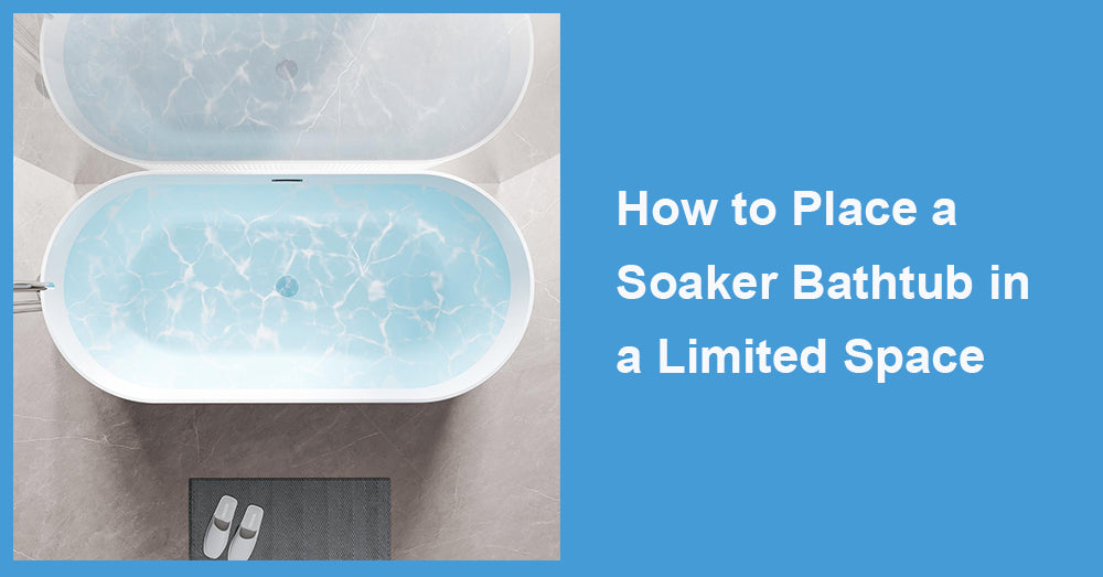 How to Place a Soaker Bathtub in a Limited Space