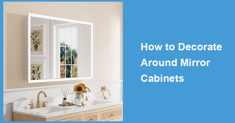 How to Decorate Around Mirror Cabinets