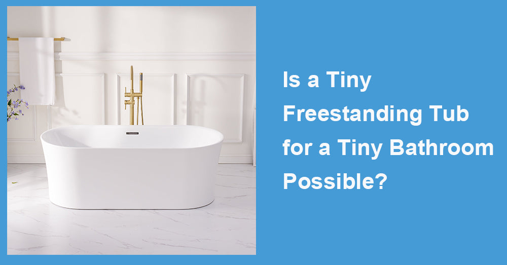 Is a Tiny Freestanding Tub for a Tiny Bathroom Possible?