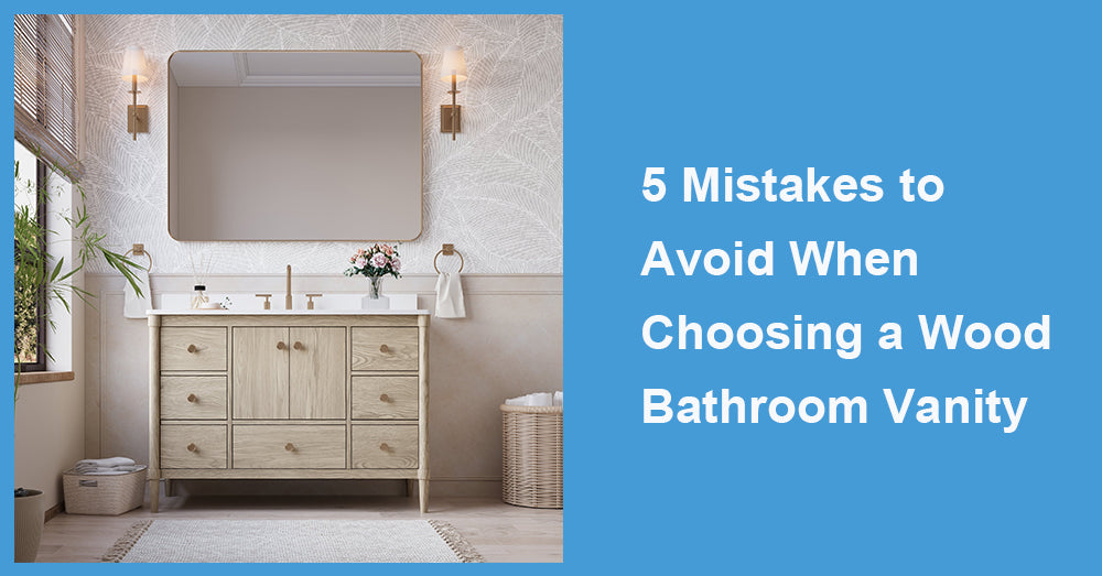 5 Mistakes to Avoid When Choosing a Wood Bathroom Vanity