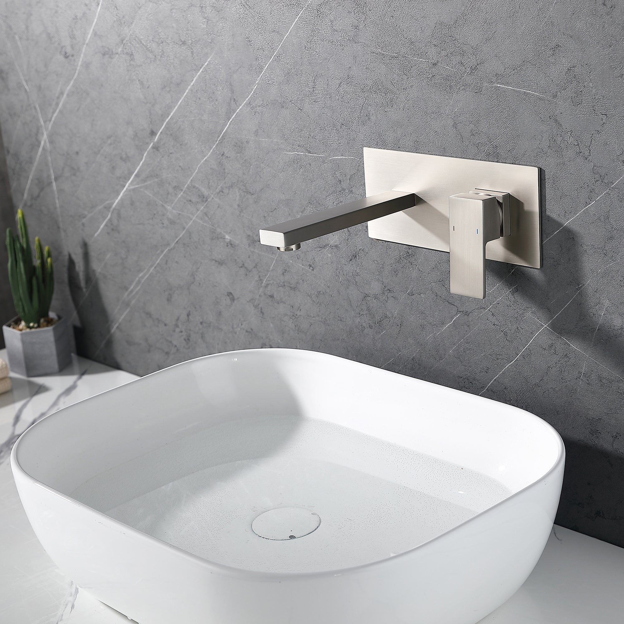 Wall Mount Faucet for Bathroom Sink or Bathtub