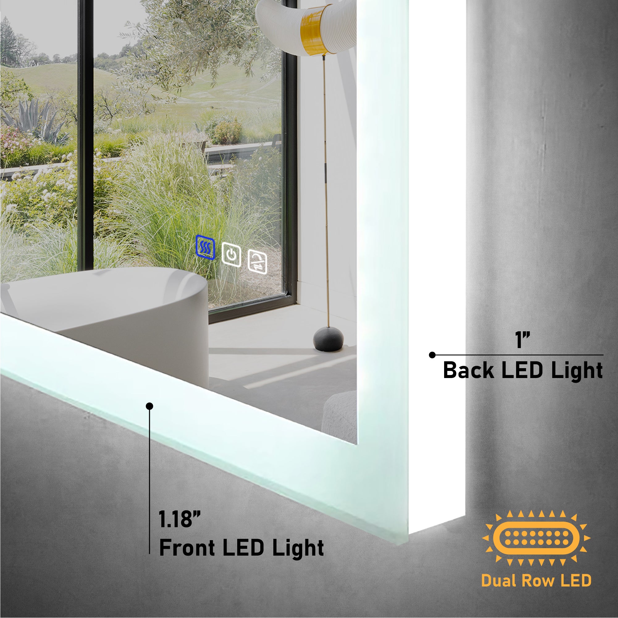 Lighted Bathroom Mirror