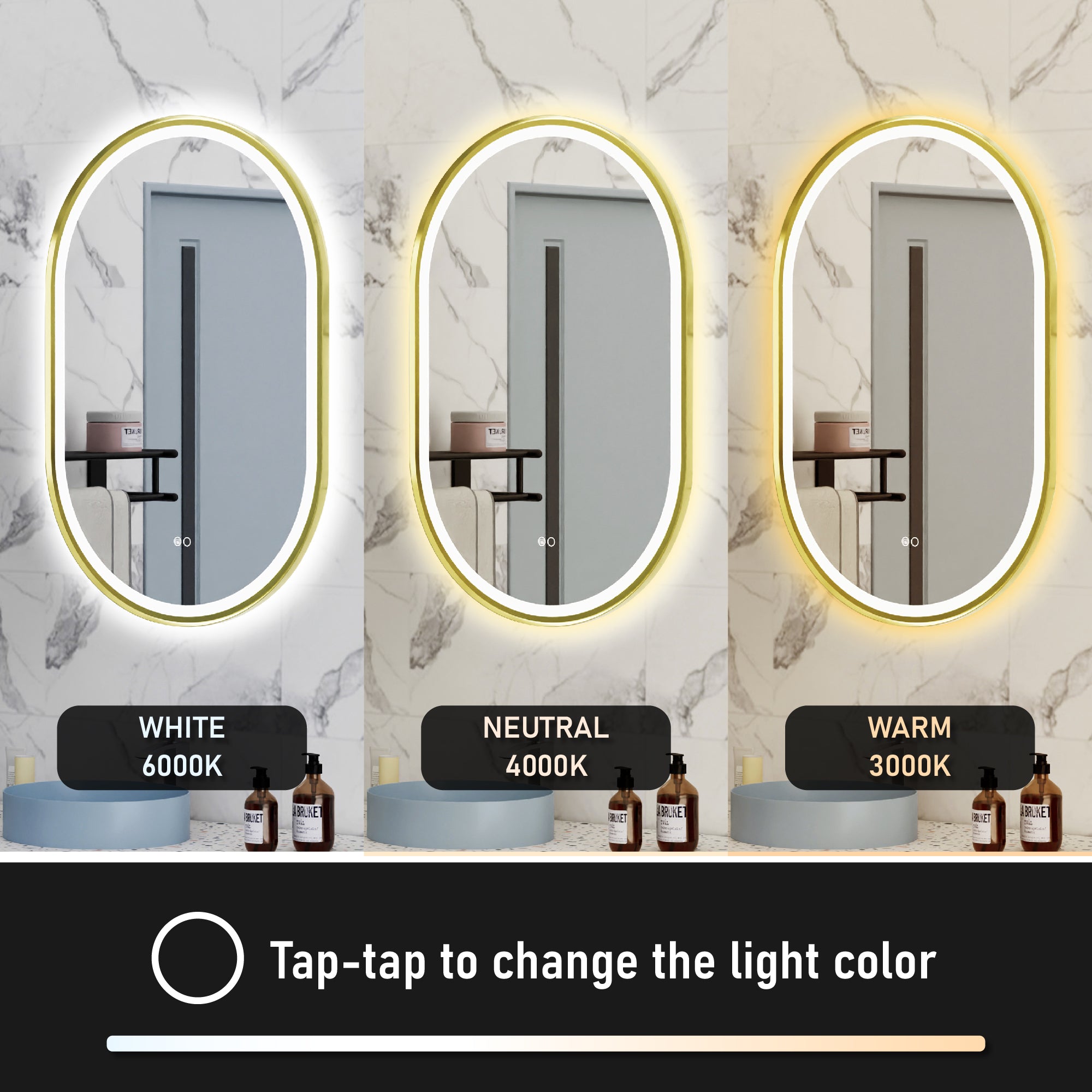 Lighted Bathroom Mirrors