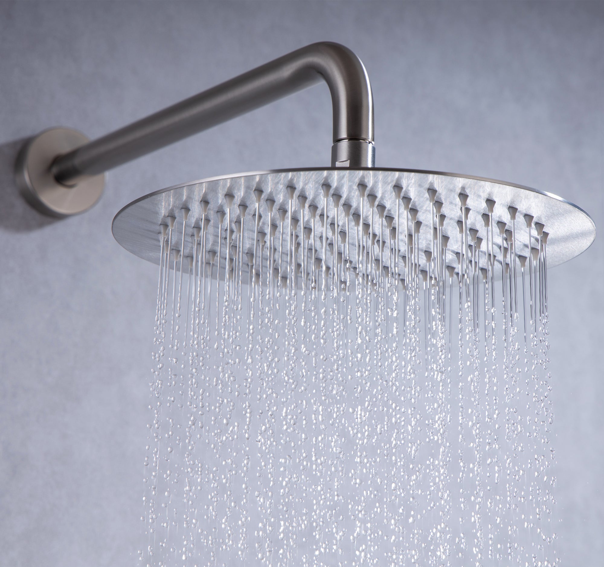 Single-Handle 1-Spray Round High Pressure Shower Faucet with 10 in. Shower Head