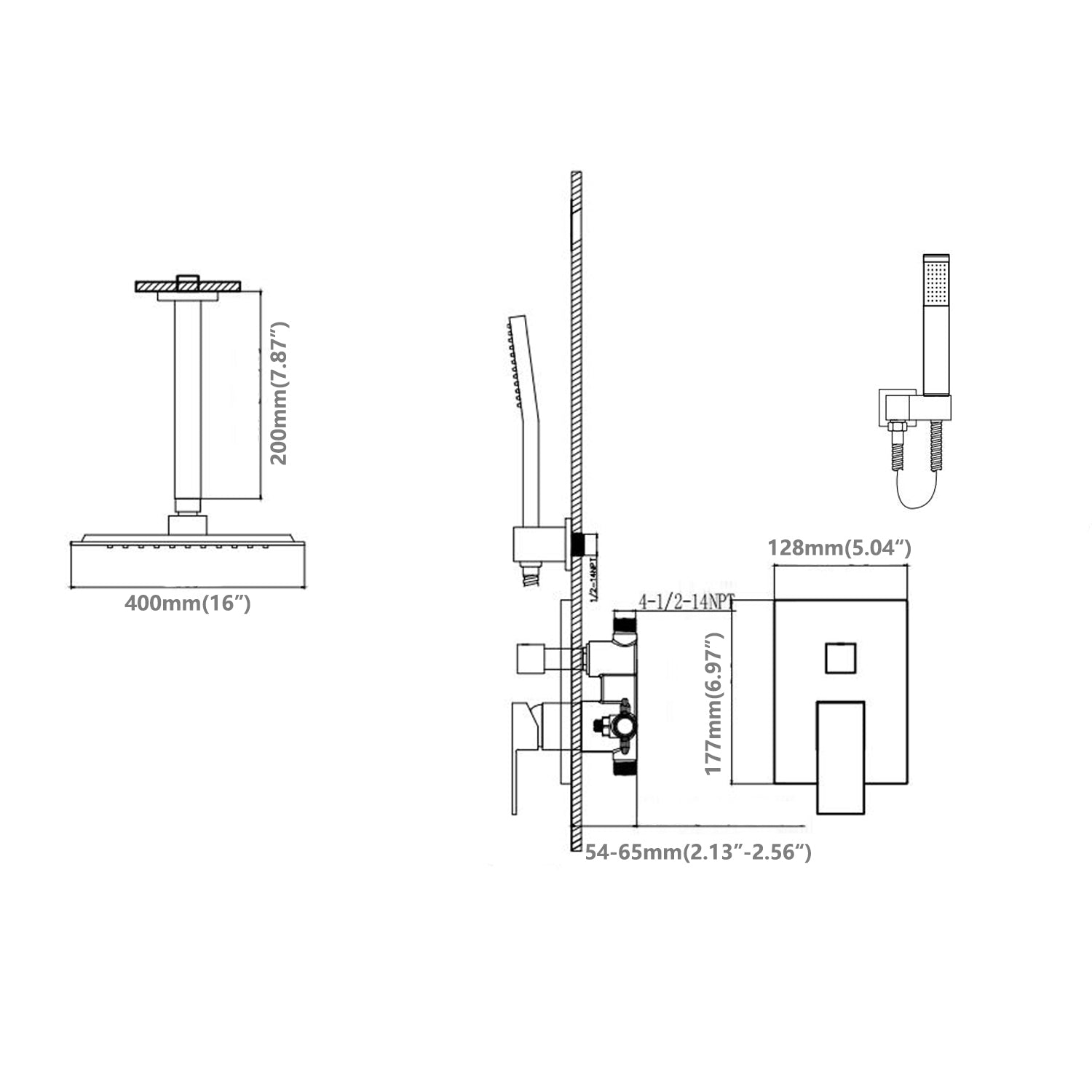 high pressure shower heads