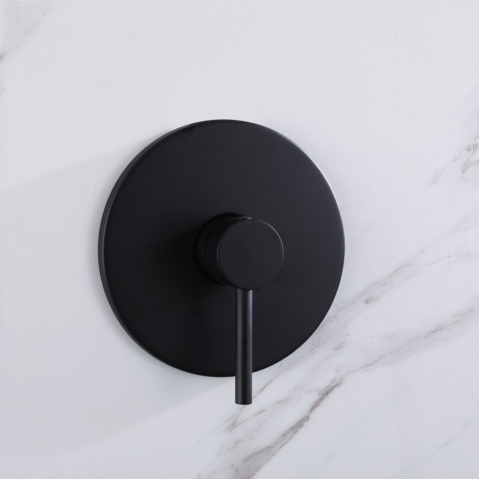 10 Inch Matte Black Concealed Valve Built-In Shower System