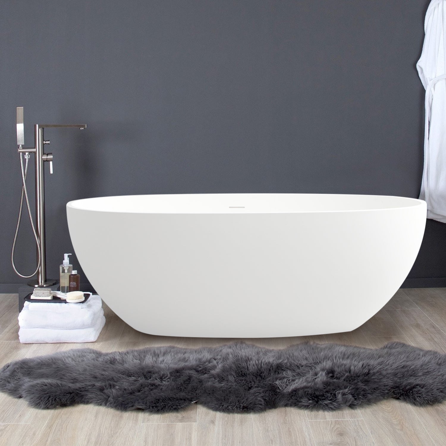 Acrylic Flatbottom Bathtub