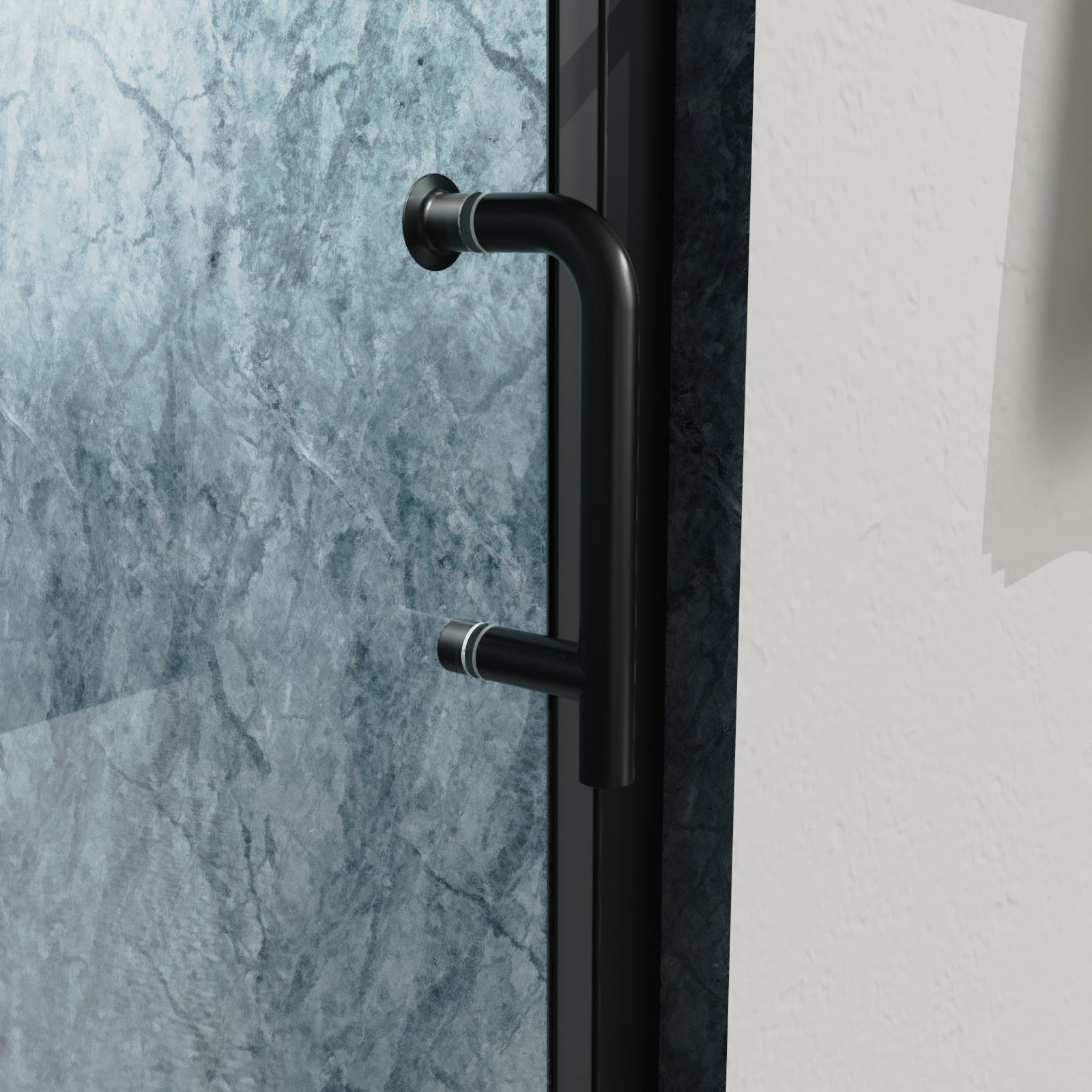 rain glass shower door