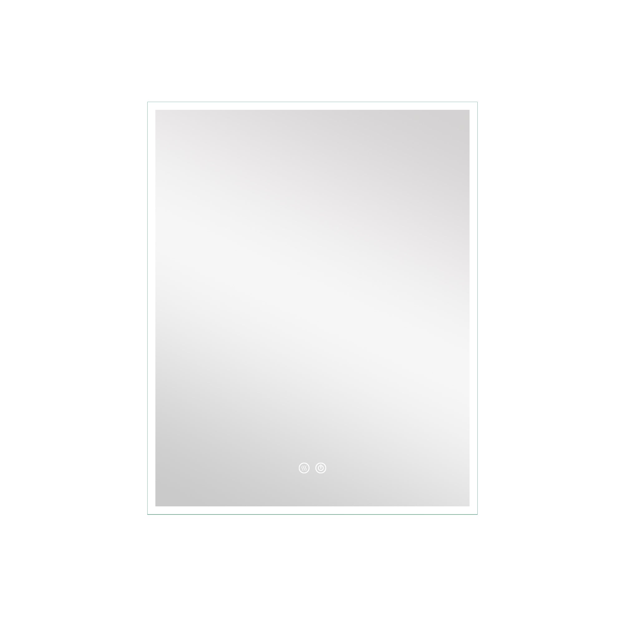 24 in. x 30 in. Rectangular Recessed/Surface Mount Left/Right  LED Medicine Cabinet with Mirror, 2 PCS