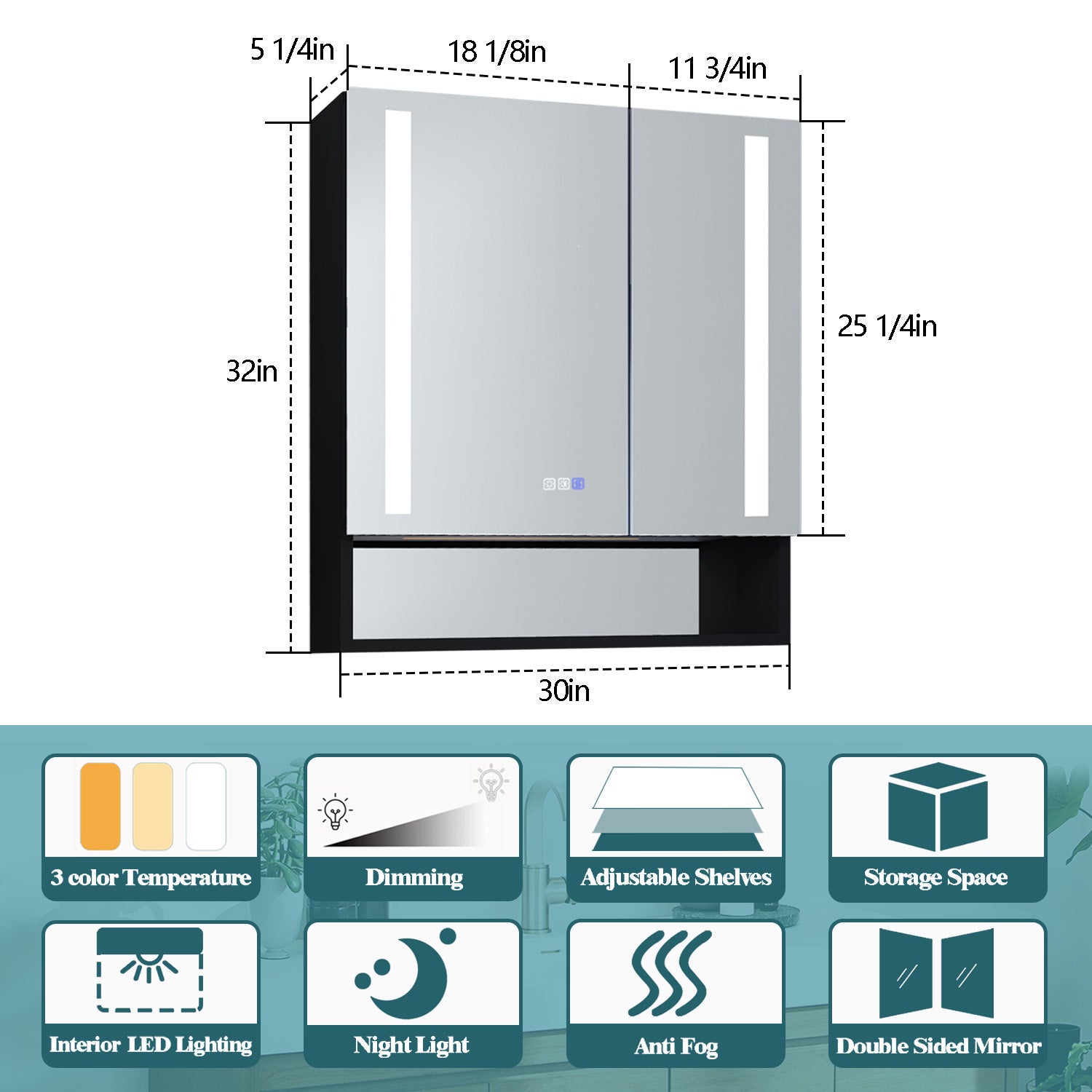 medicine cabinet measurement