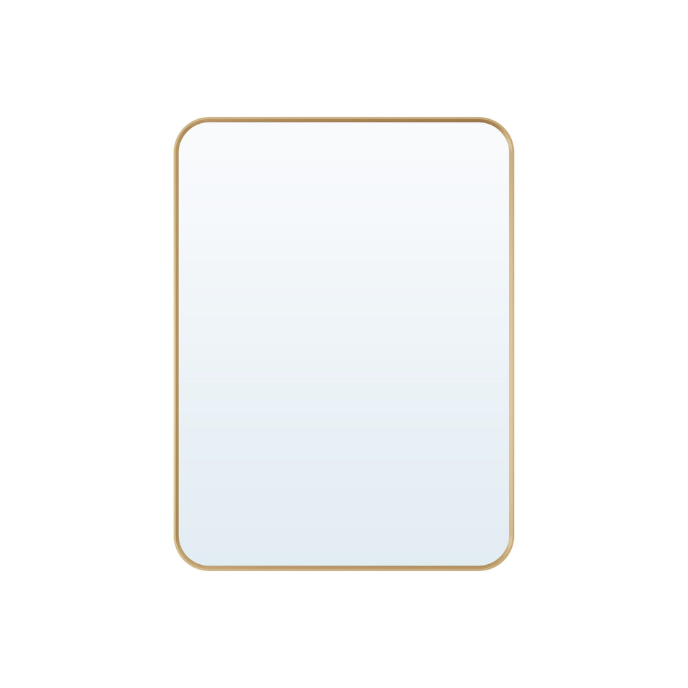 Brushed Gold Bathroom Mirror