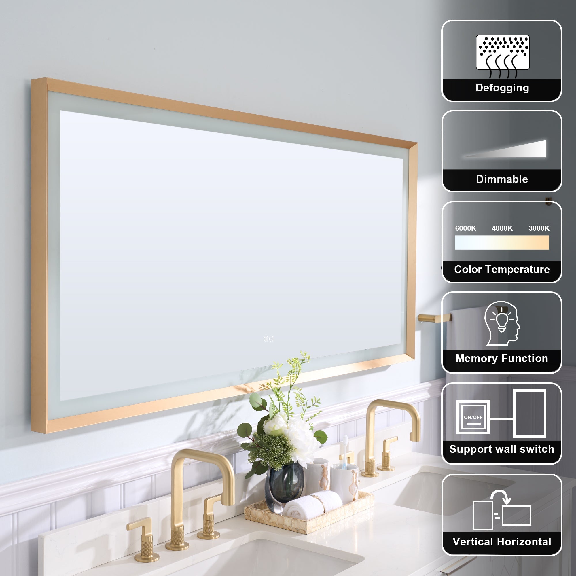 Bathroom Mirror Features