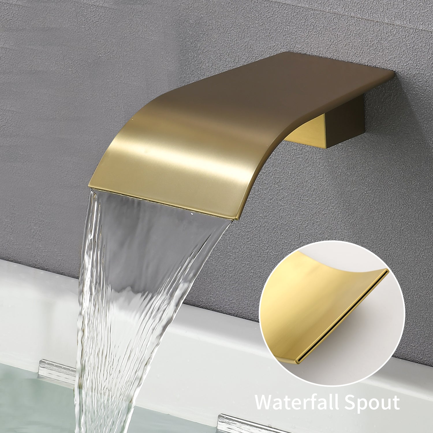 Tub Spout Tub and Shower Valve Trim Kit Shower System All Metal Shower Fixtures Wall Mount