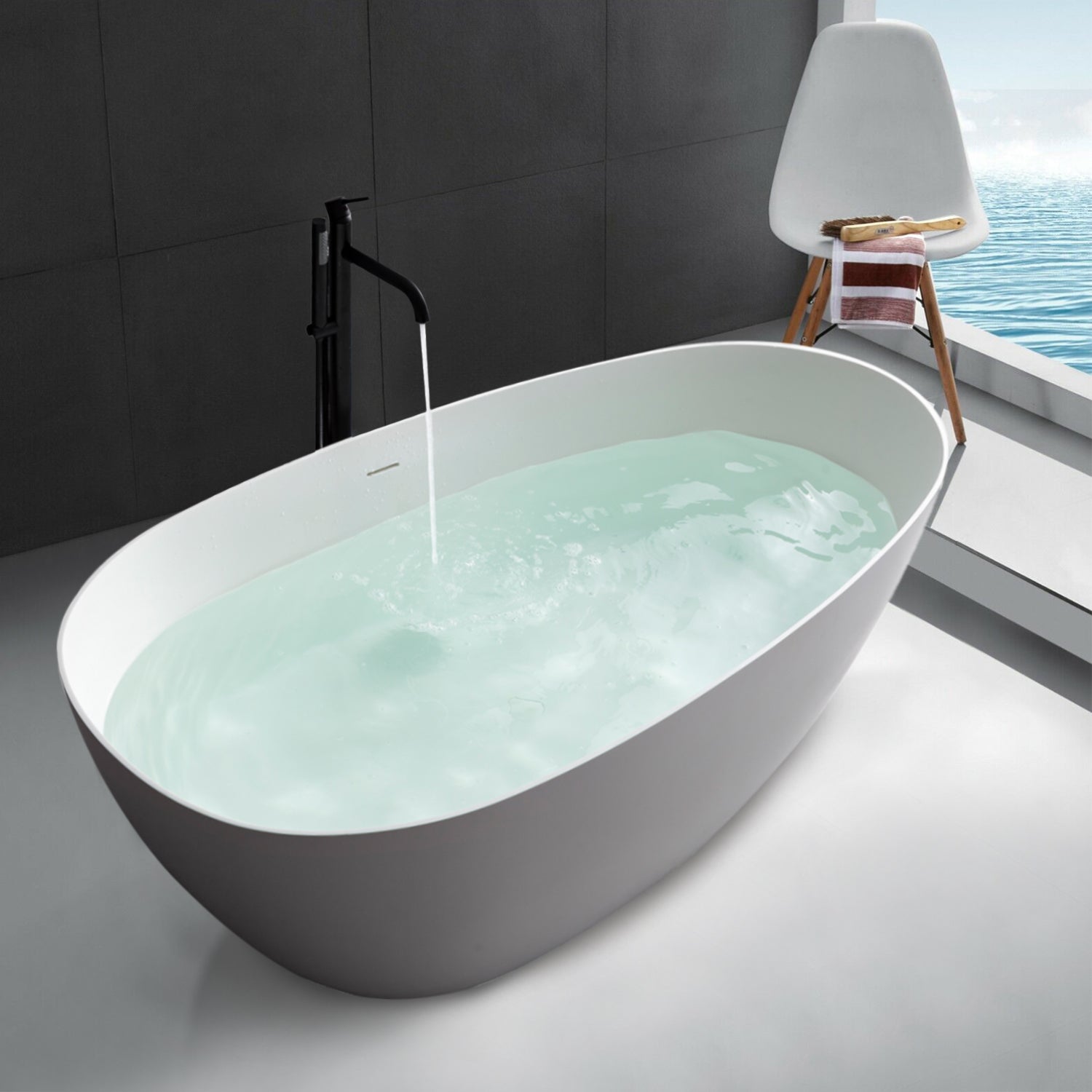 Stone Resin Bathtub