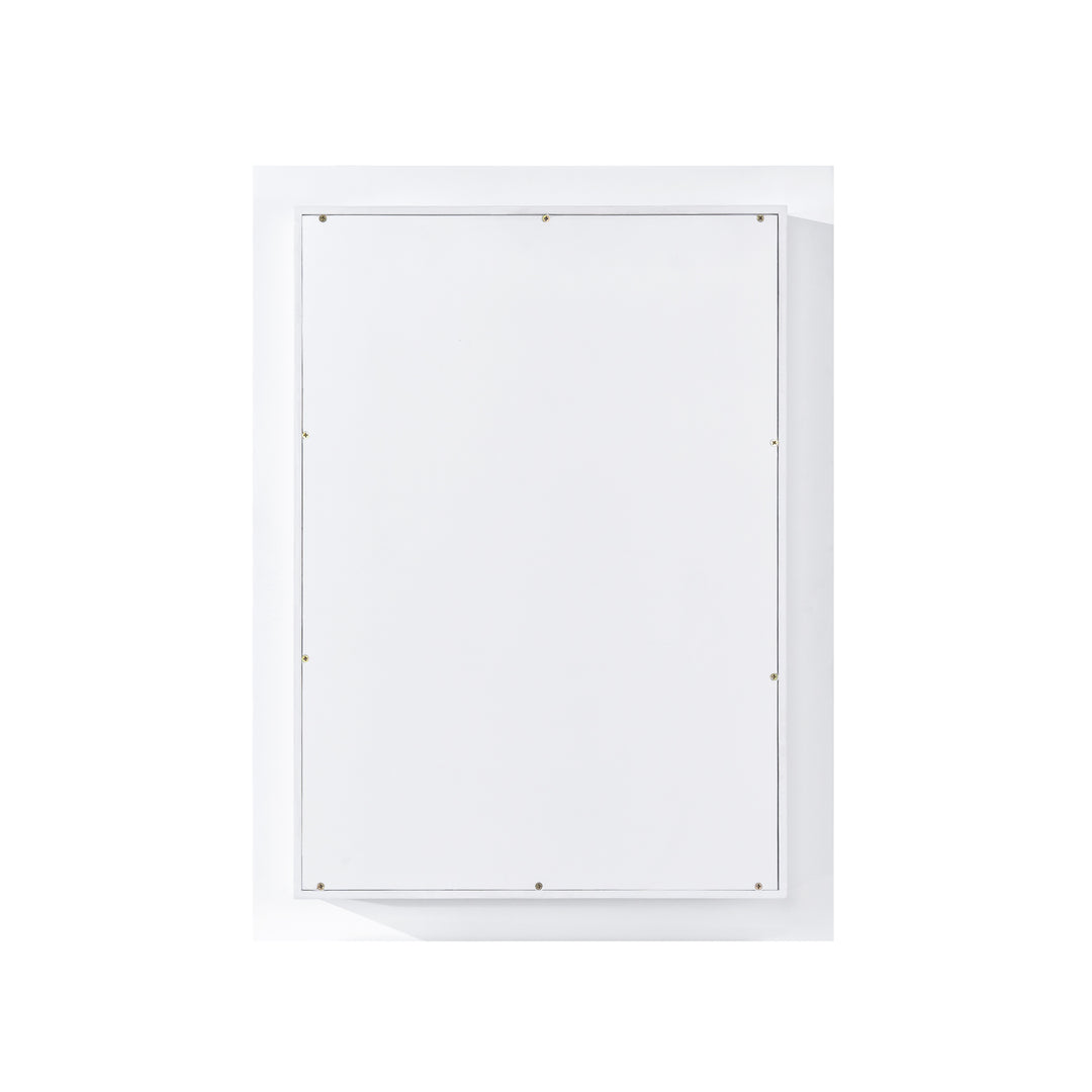 24 in.W x 32 in.H Recessed Bathroom Medicine Cabinet with Mirror in White