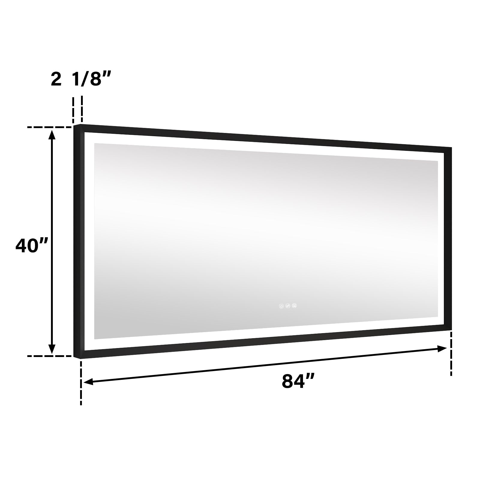 Rectangle Bathroom Mirror Size