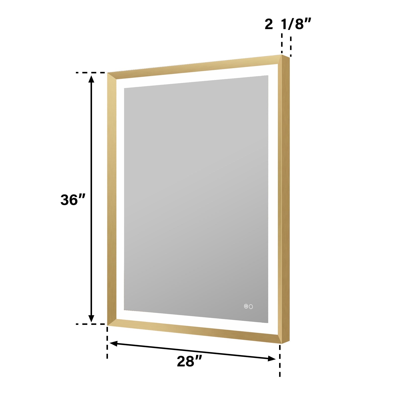 Modern Bathroom Mirrors Size