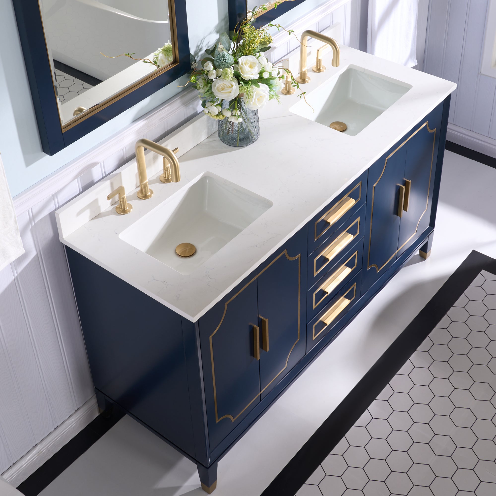 Blue Vanity Bathroom Ideas