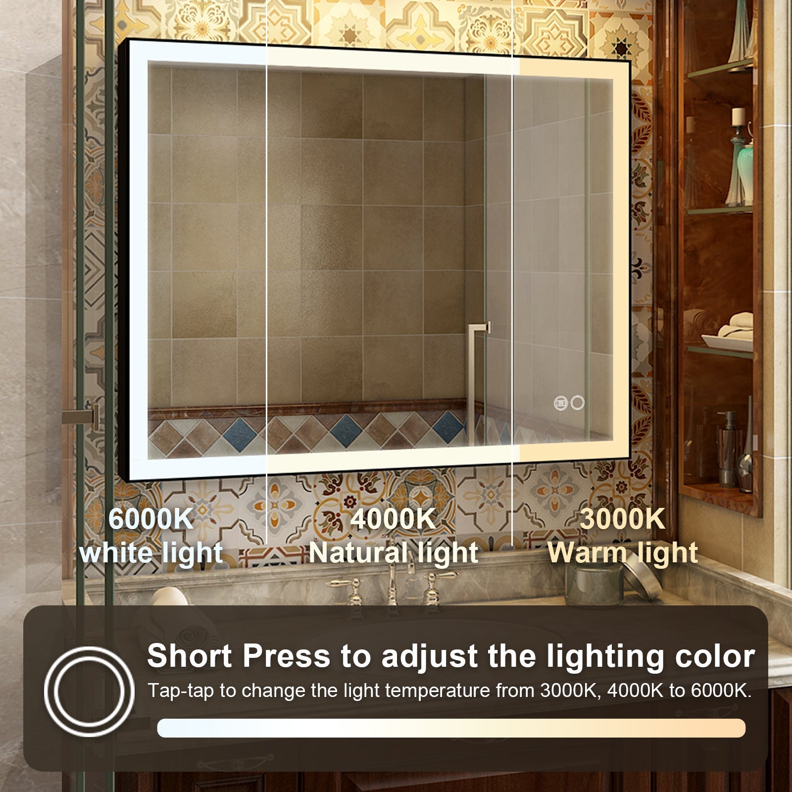 Bathroom Mirrors with LED Lights