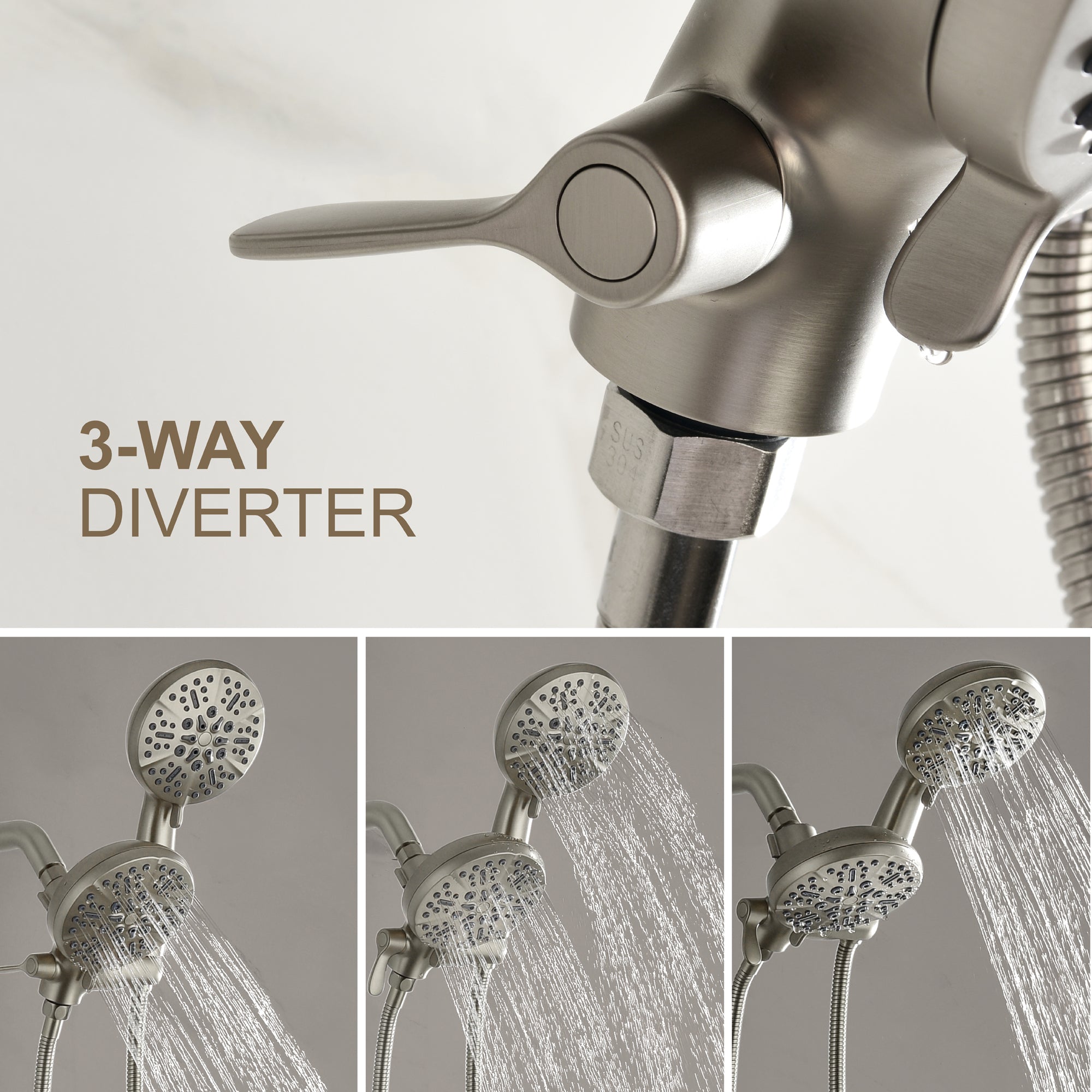 Multi-Function Shower System with Hand Shower