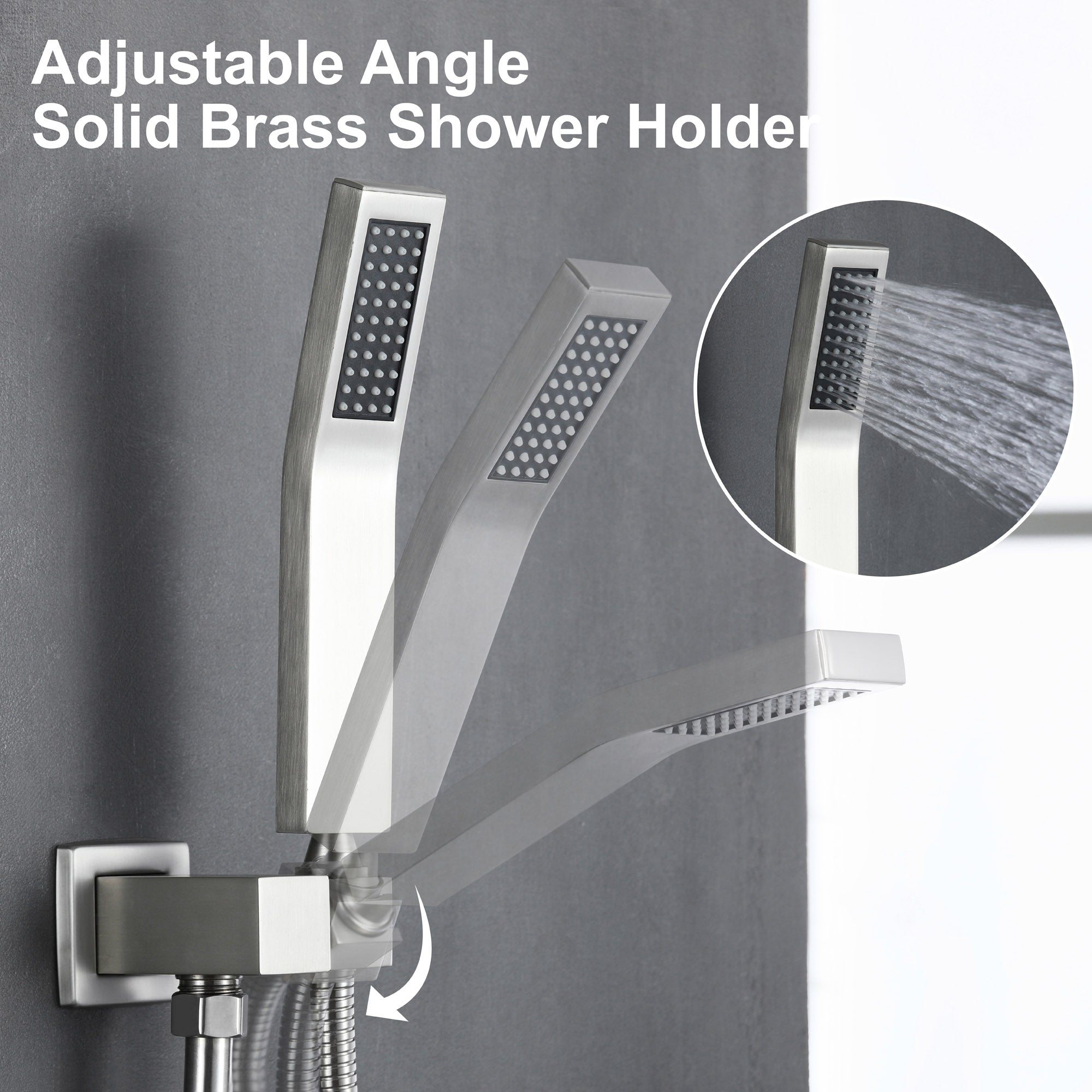 Brushed Nickel Shower System