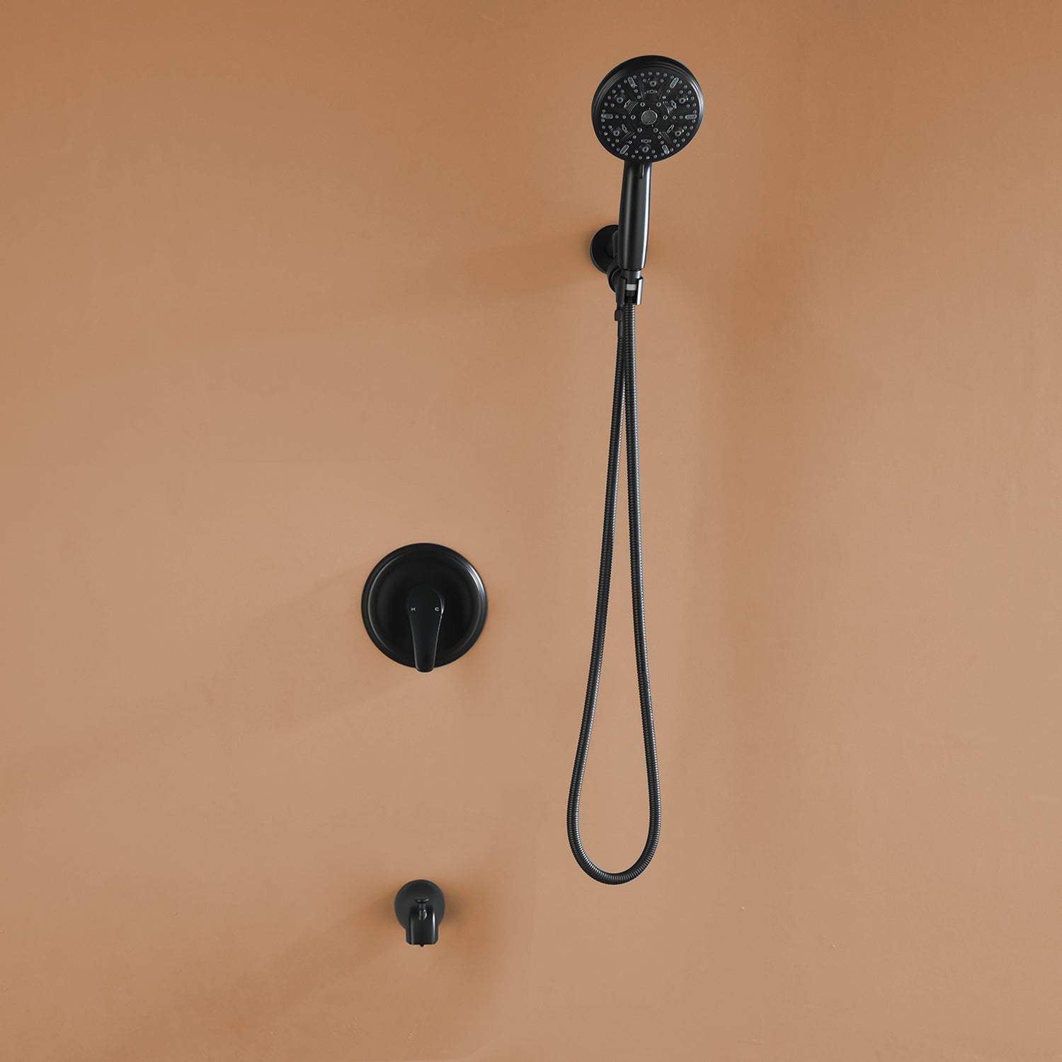 10-function Hand Shower and Bathtub Faucet