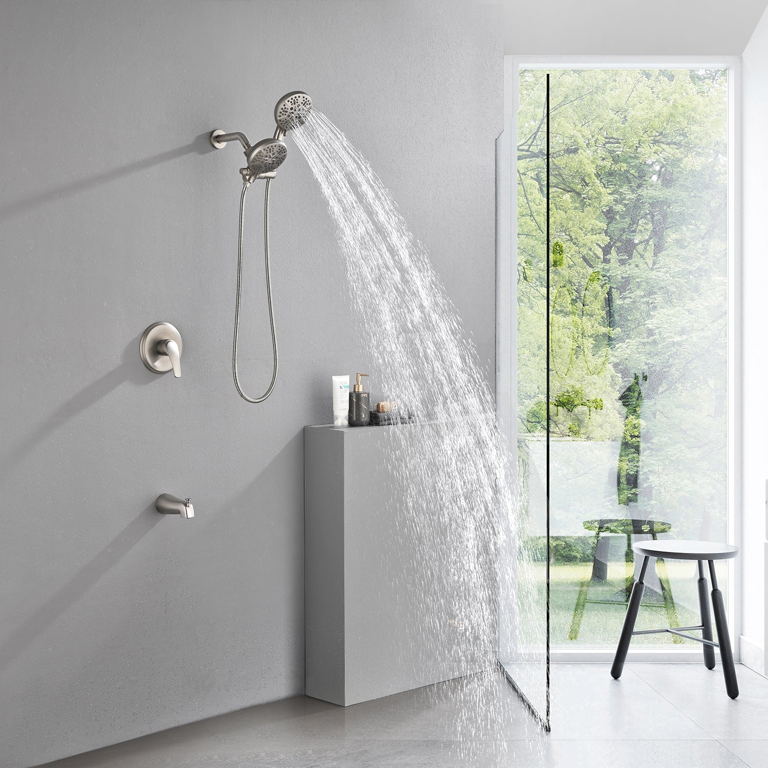 Pressure Balanced Tub and Shower Faucet with Rough-in Valve