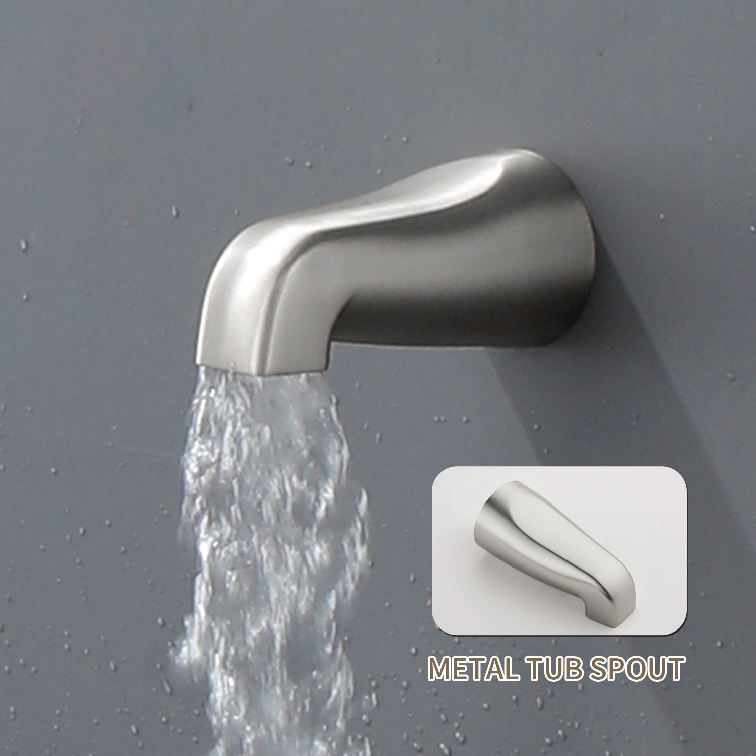 10-function Overhead Shower and Bathtub Faucet