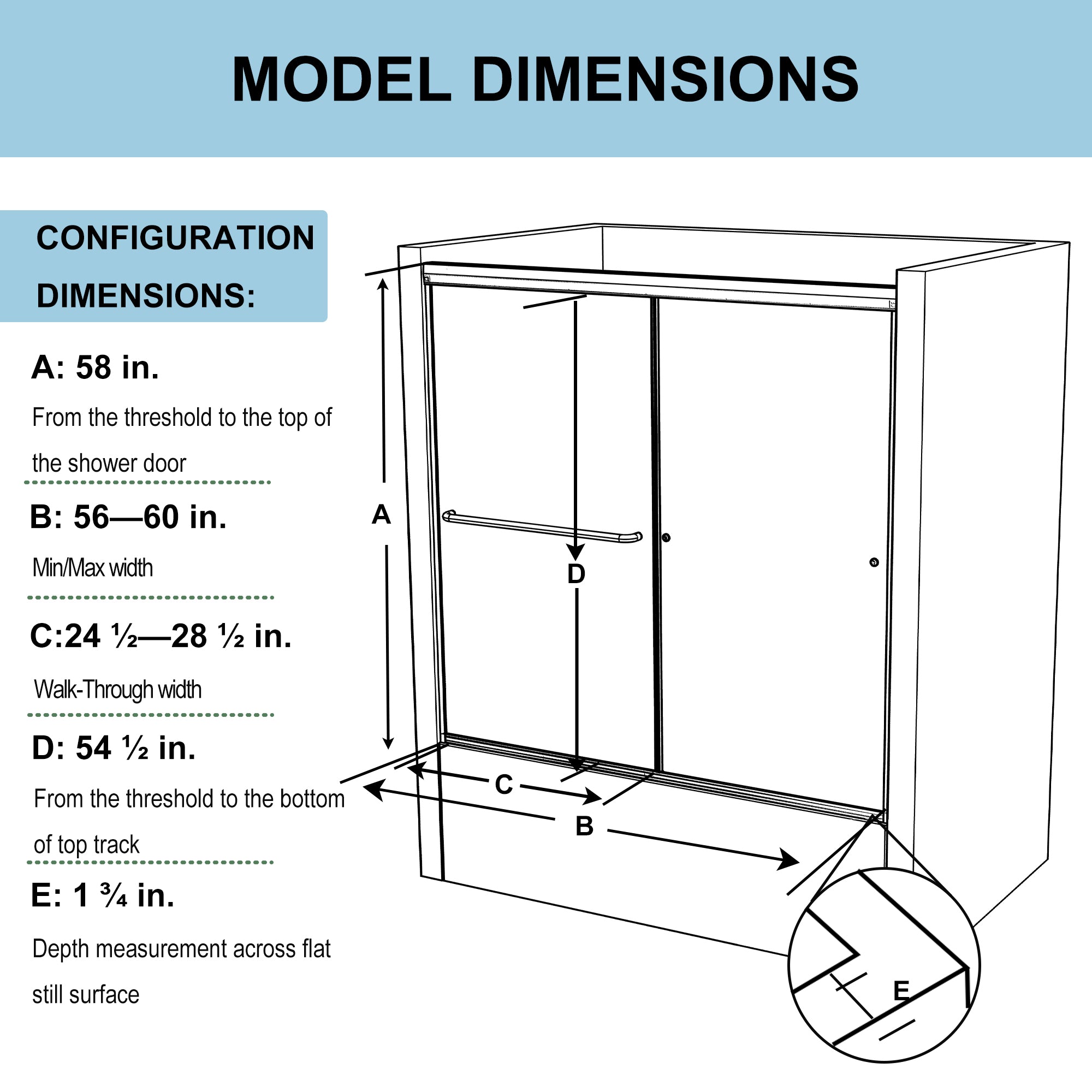 Sliding Glass Shower Doors