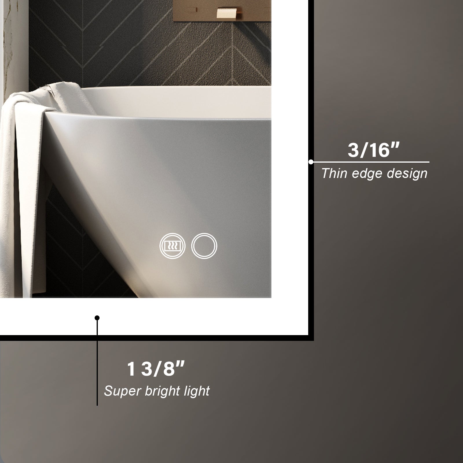 Rectangular Bathroom Mirrors