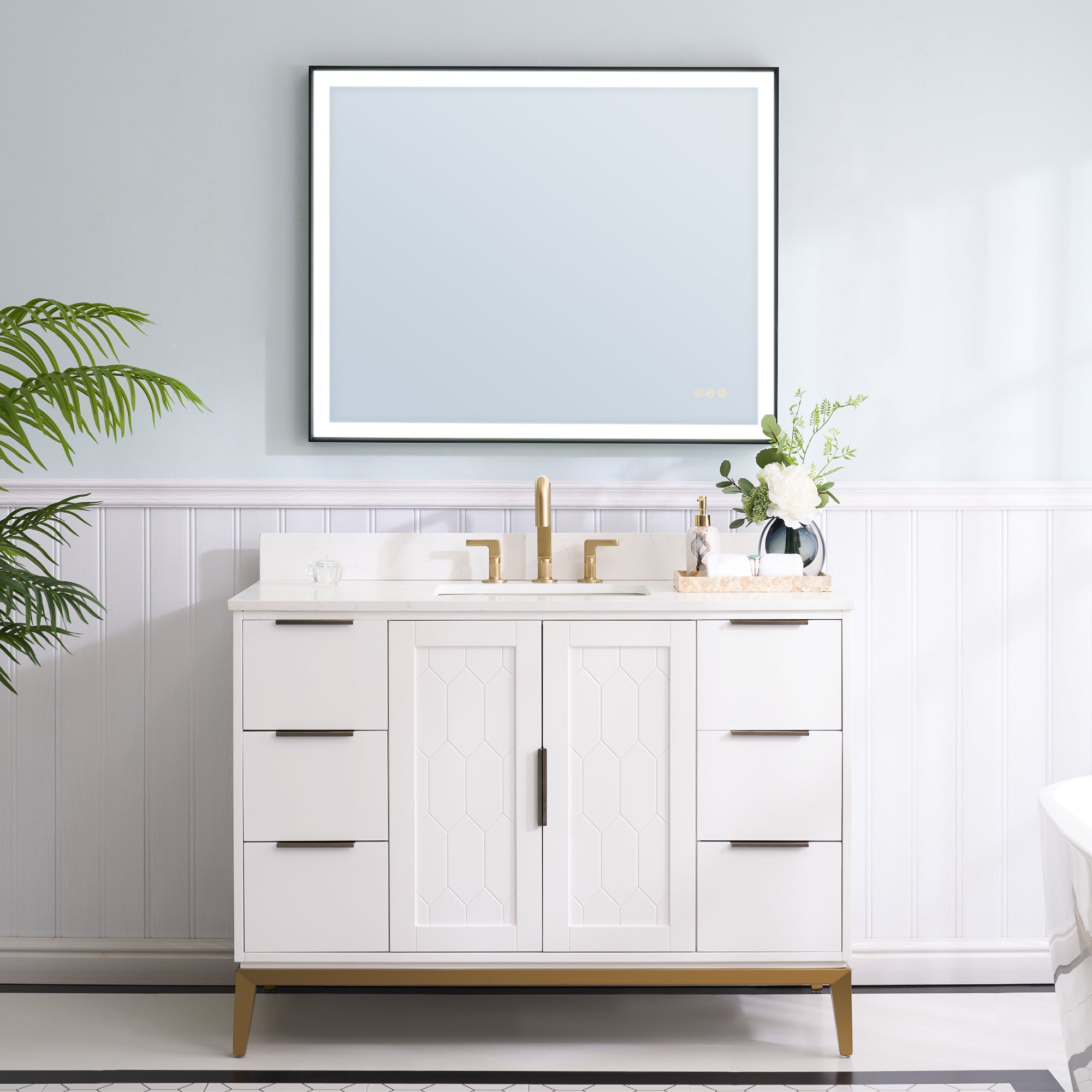 Lighted Bathroom Mirror