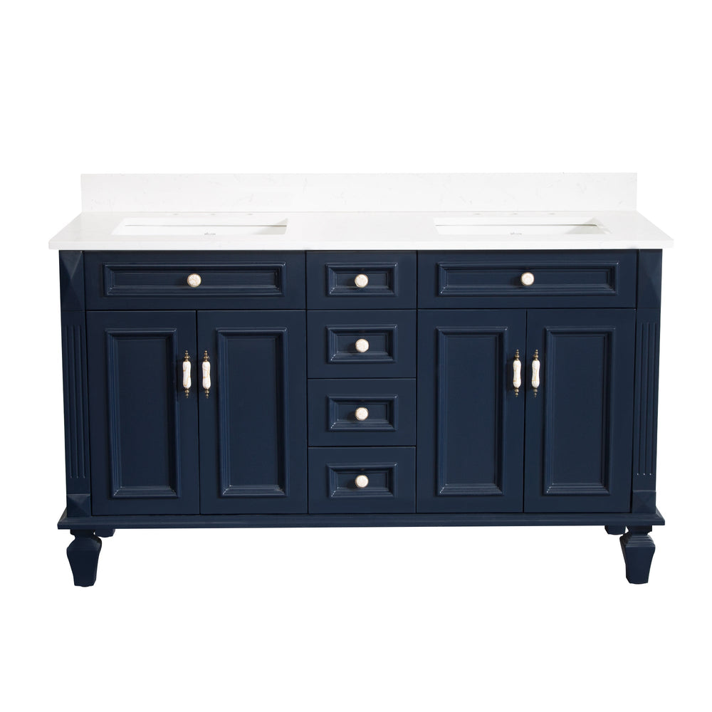 Navy Bathroom Vanity