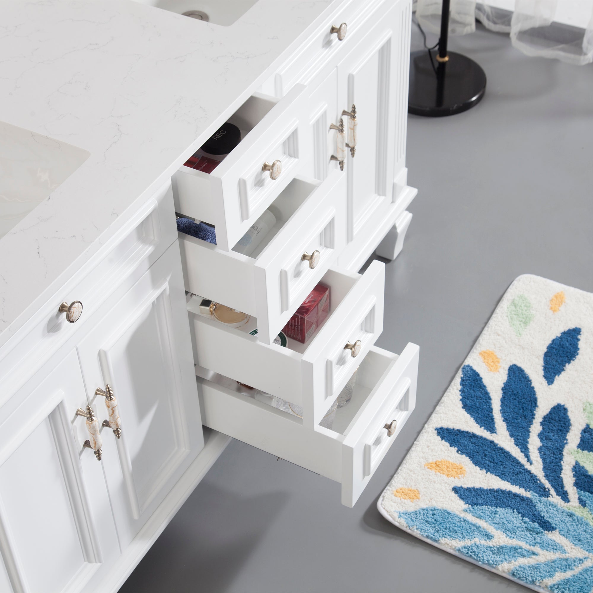 Bathroom Vanity With Drawers