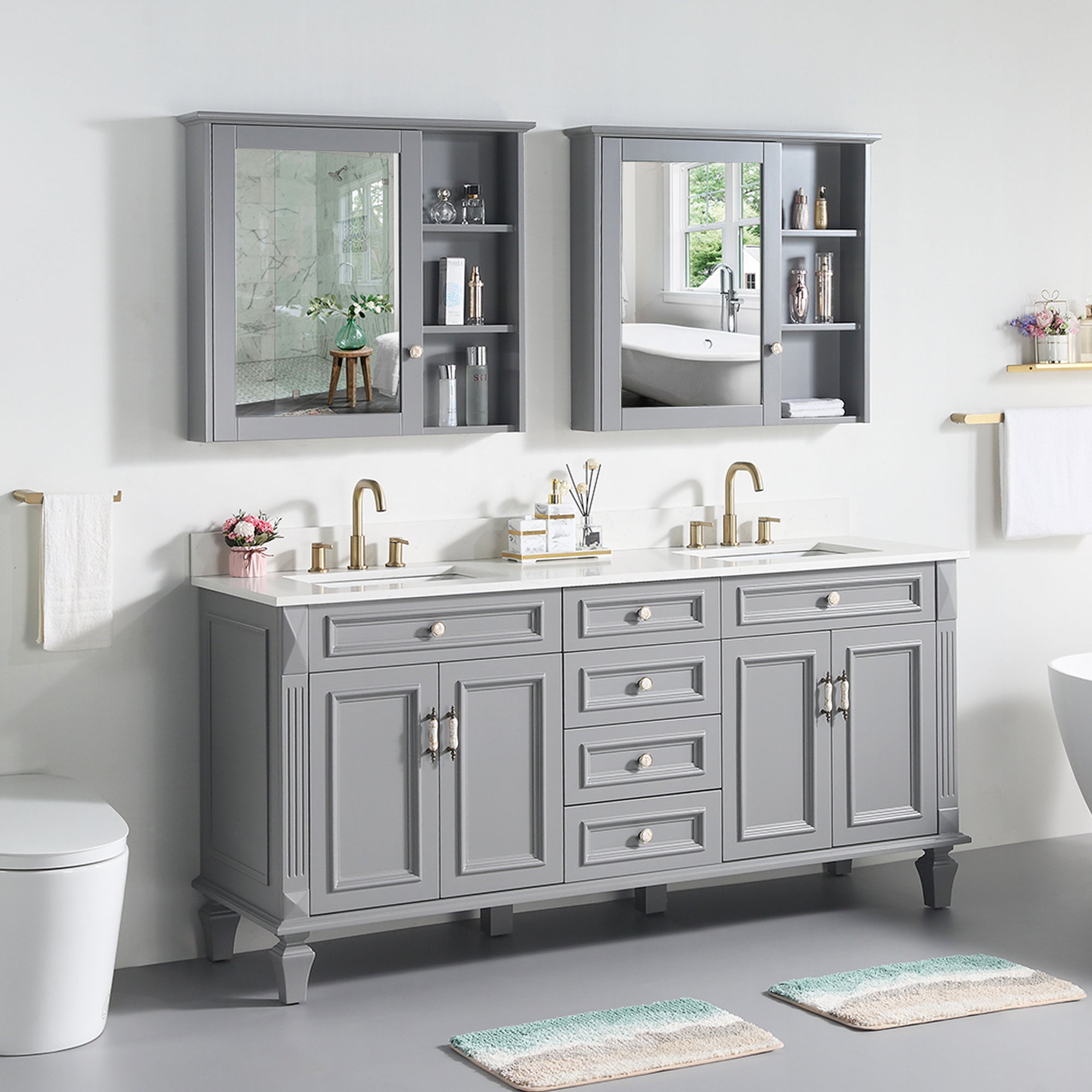 Farmhouse Bathroom Vanities