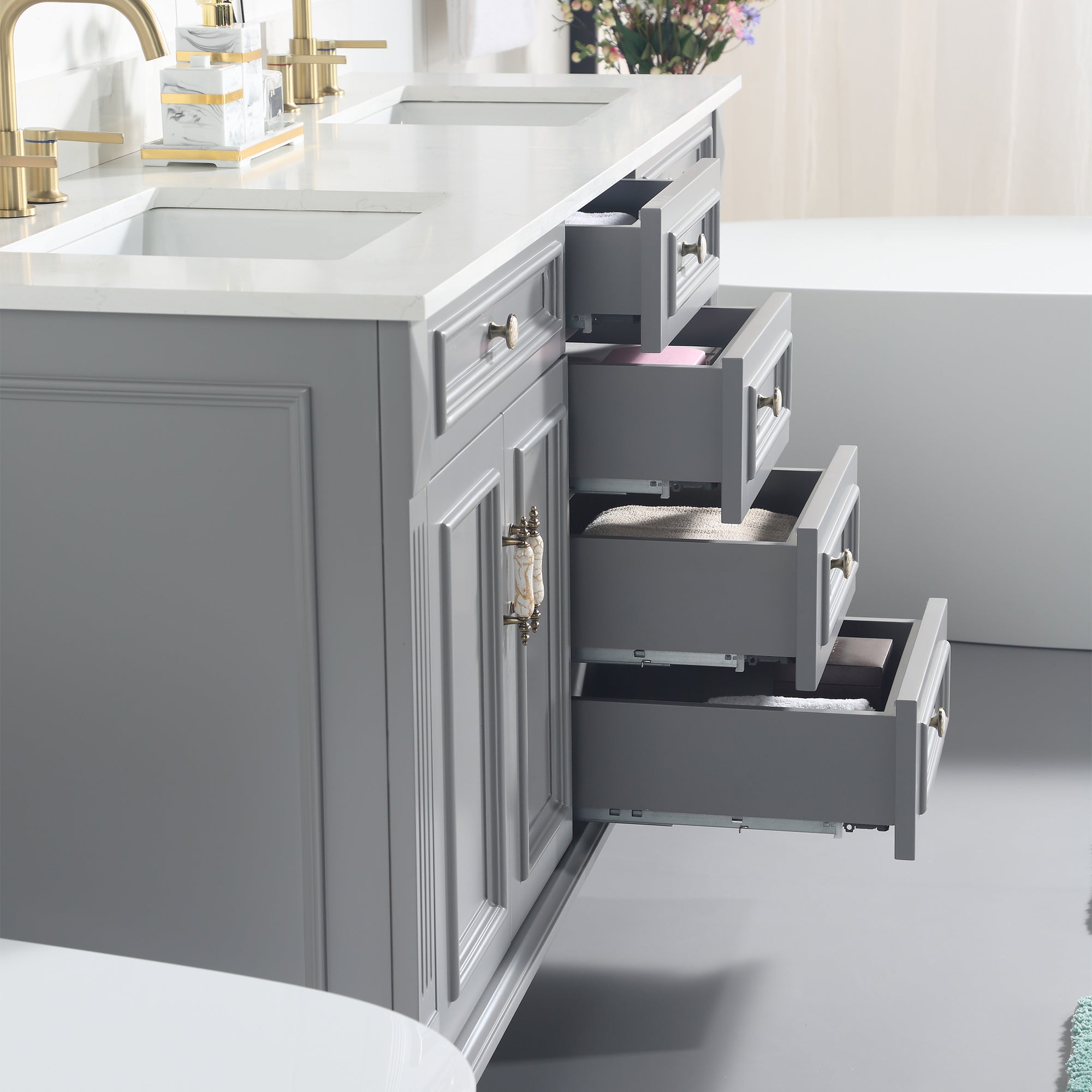 Bathroom Vanity With Drawers