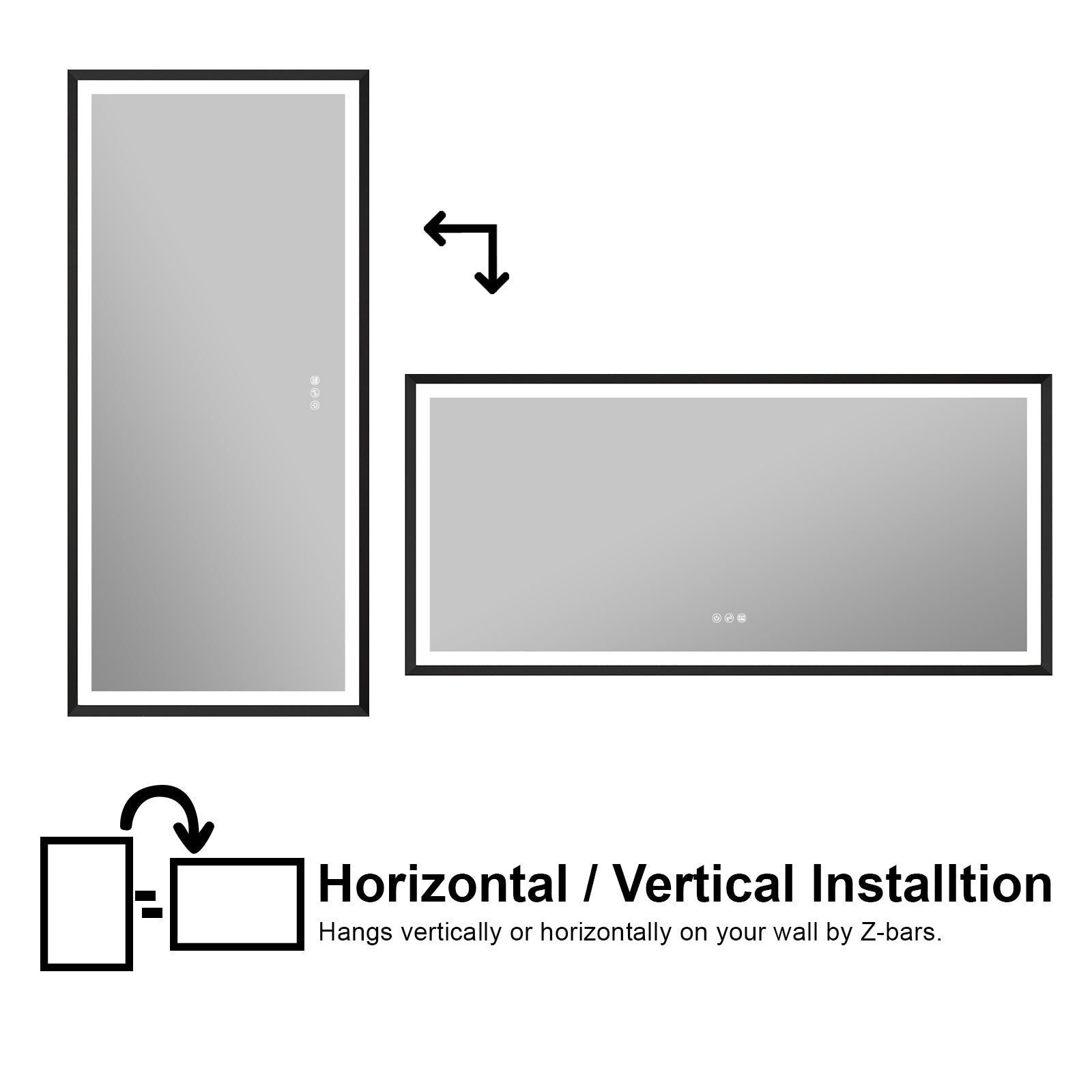 Wall Mounted Bathroom Mirror