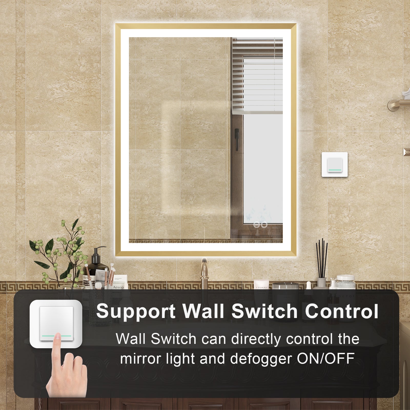 Dimmable Bathroom Mirror