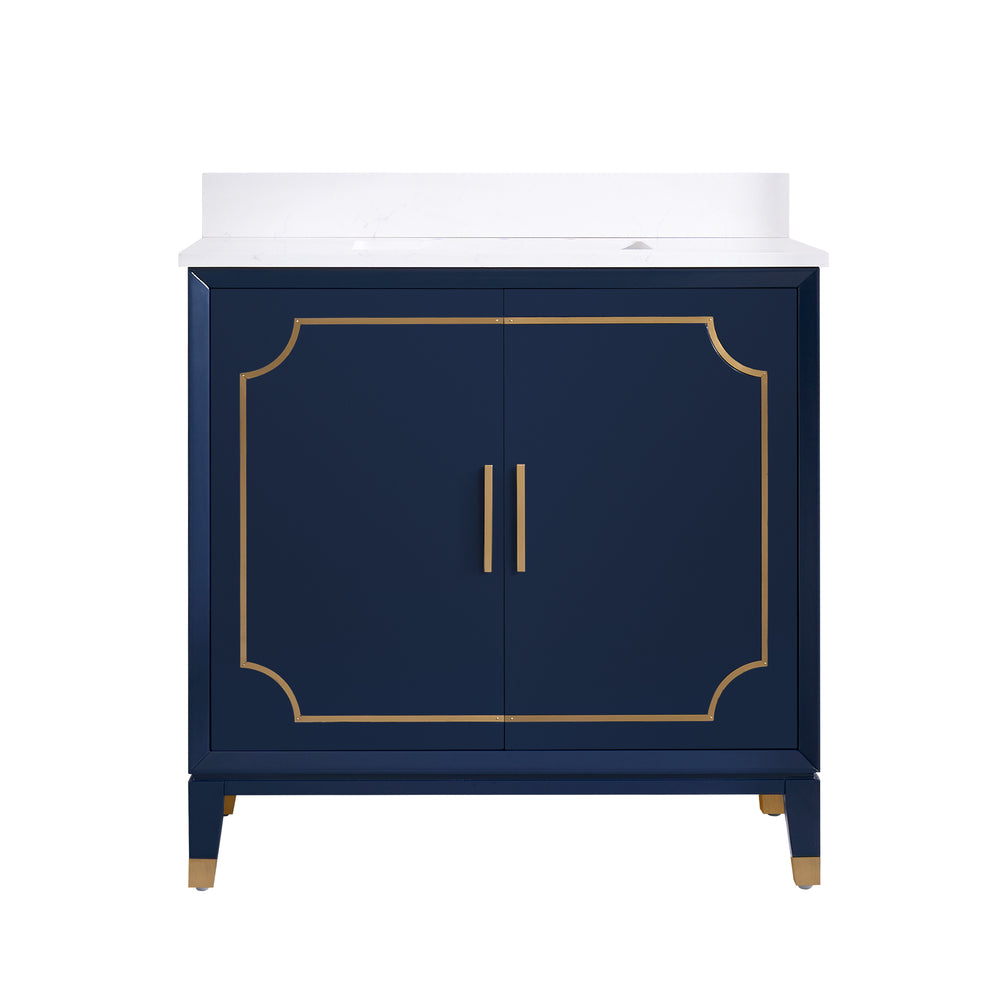 Navy Bathroom Vanity