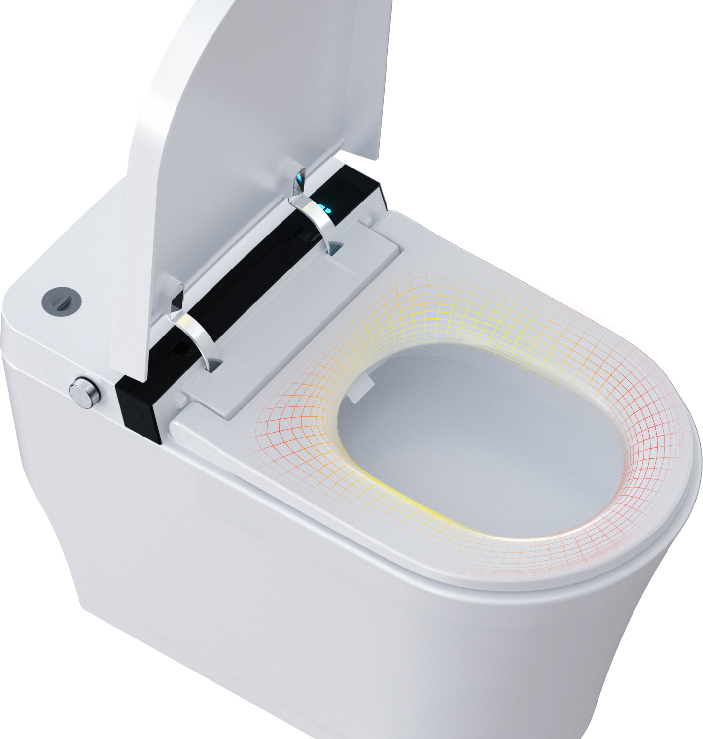 Smart Clean One Piece Toilet with Auto-Flush, Warm Water, Air Drying Function, Heated Seat, Remote Control